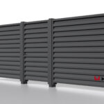 Ламели для забора жалюзи Luxe V RAL 7024 – порошковое покрытие, толщина 0,45 мм в Омске  | фото 6