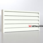 Ламели для забора жалюзи Luxe Л RAL 9010 – покрытие матовое, толщина 0,45 мм в Омске  | фото 4
