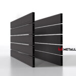 Планкен для забора 120 mm RAL 8019 – покрытие матовое, толщина 0,45 мм в Омске  | фото 3