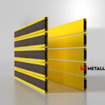 Планкен для забора Printec под дерево 120 mm RAL 1018 – покрытие полиэстер, толщина 0,45 мм в Омске  | фото 3