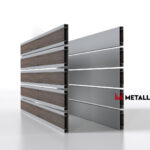 Планкен для забора Printec под дерево 120 mm RAL 7004 – покрытие порошковое, толщина 0,45 мм в Омске  | фото 2
