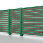 Планкен для забора Printec под дерево 120 mm RAL 6002 – покрытие полиэстер, толщина 0,45 мм в Омске  | фото 5