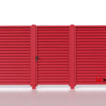 Ламели для забора жалюзи Premium U RAL 3003 – покрытие полиэстер, толщина 0,45 мм в Омске  | фото 6