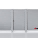 Ламели для забора жалюзи Premium U RAL 7004 – покрытие матовое, толщина 0,45 мм в Омске  | фото 5